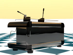 coffee machine two handles 3D Model