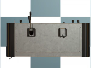 coffee machine two handles 3D Model