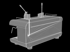 coffee machine two handles 3D Model