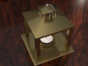 candlesticks 3D 모델