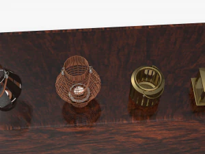candlesticks 3D Model