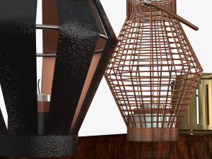 candlesticks 3D 모델
