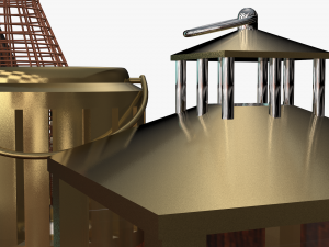 candlesticks 3D 모델