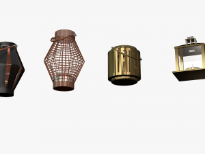 candlesticks 3D 모델