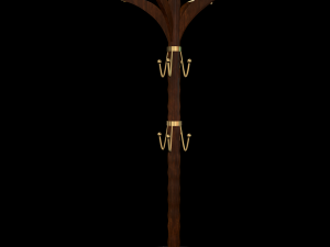 hat and coat stand 3D Model