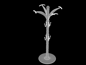 hat and coat stand 3D Model