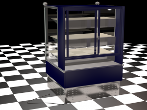 fridge exposition Modello 3D