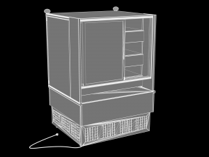 fridge exposition Modello 3D