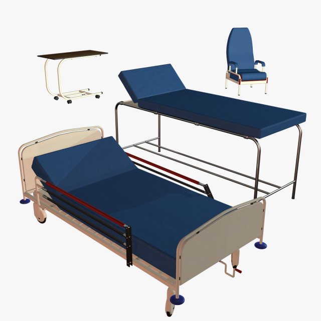 medical equipment 3D Model .c4d .max .obj .3ds .fbx .stl .blend 