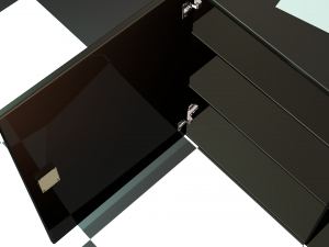 desk administrative Modèle 3D