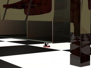 desk administrative Modèle 3D
