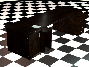 desk 3D 模型