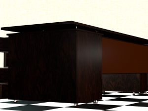 desk 3D 模型