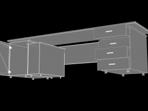 desk 3D 模型