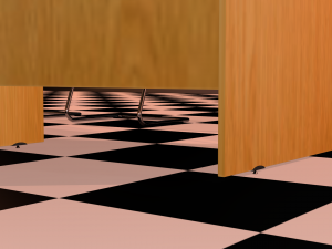 reception desk Model 3D