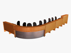reception desk 3D Model