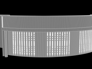 reception desk Model 3D