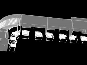 reception desk Model 3D