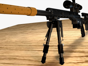 sniper m 2010 3D Model