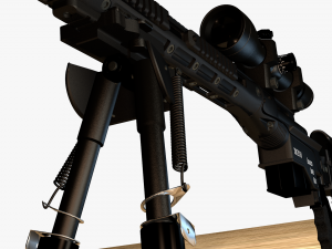 sniper m 2010 3D Модель