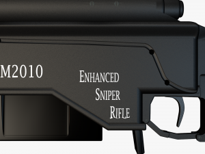 sniper m 2010 3D Модель
