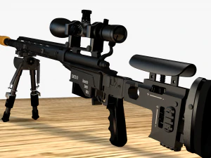 sniper m 2010 3D Model