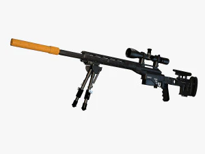 sniper m 2010 3D Model