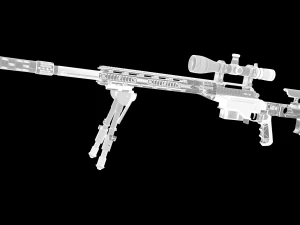 sniper m 2010 3D Model