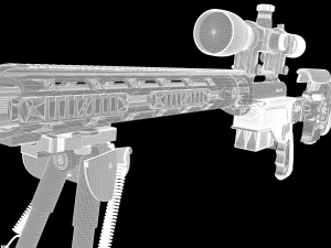 sniper m 2010 3D Model