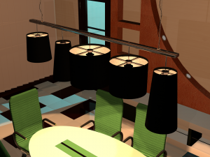 multi chandelier 3D 模型