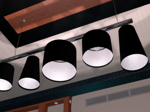 multi chandelier 3D 模型