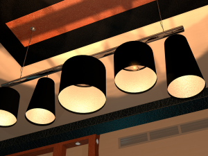 multi chandelier 3D 模型