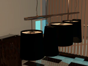 multi chandelier 3D Model