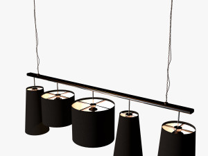 multi chandelier 3D 模型