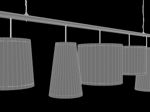 multi chandelier 3D 模型