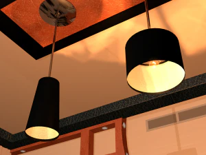 twee kroonluchters 3D Model