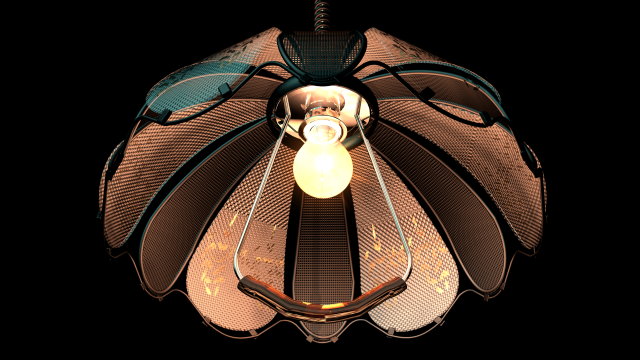 kitchen chandelier Model 3D .c4d .max .obj .3ds .fbx .stl .blend 