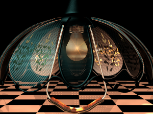 kitchen chandelier Model 3D