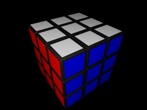 rubiks cube 3D 模型