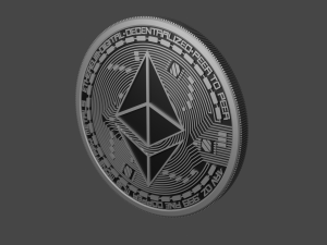 ethereum coin 3D 模型