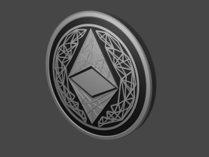 ethereum coin 3D Модель