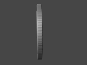ethereum coin 3D Model