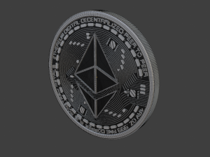 ethereum coin 3D Модель