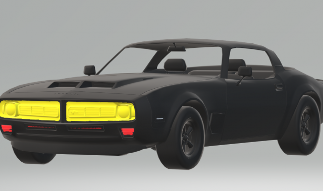 avto american muscle remake Model 3D .c4d .max .obj .3ds .fbx .stl .blend 