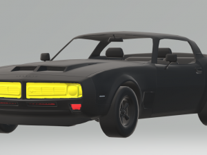 avto american muscle remake 3D 模型