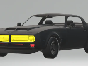 Avto American Muscle Remake 3D Modell