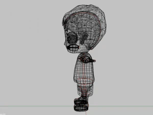 cartoon boy 3D Model
