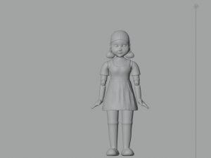 squid doll 3D 模型