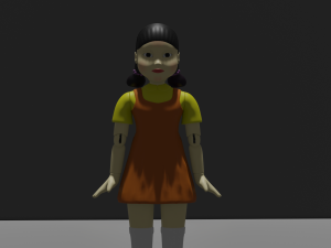 squid doll 3D 模型