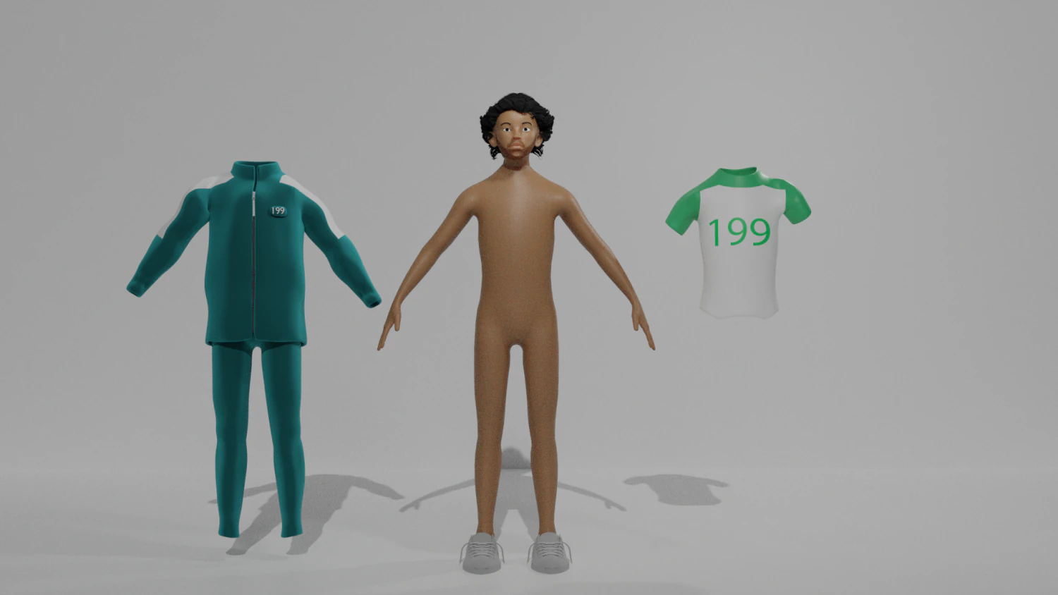 ali abdul palyer 199 3D Model .c4d .max .obj .3ds .fbx .stl .blend